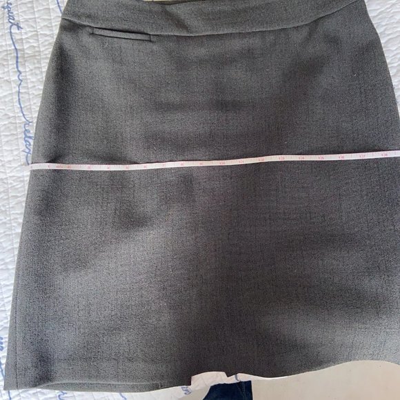 🎀 3 for $45 Fairweather Studio Steel Grey Skirt Fully Lined Sz8 EUC - Picture 6 of 7